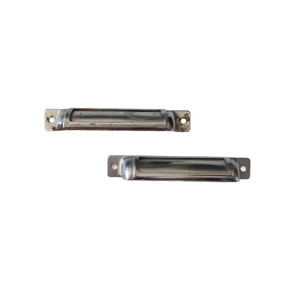 Nickel Plated Drawer Label Handles