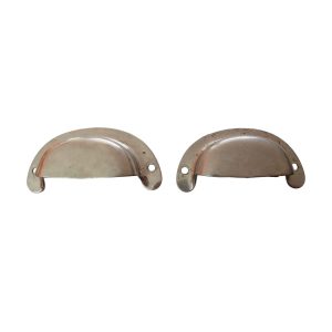 Pair of Nickel Plated Bin Pulls