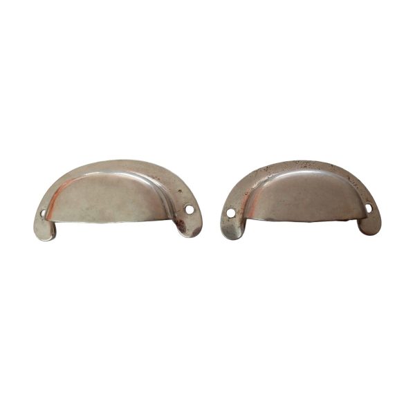 Pair of Nickel Plated Bin Pulls