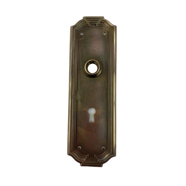 Yale Zenobian Door Plate Brass