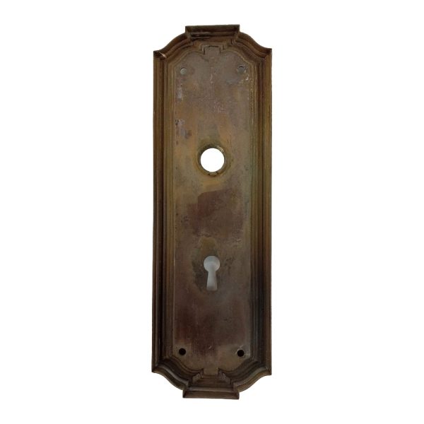 Yale Zenobian Door Plate Brass